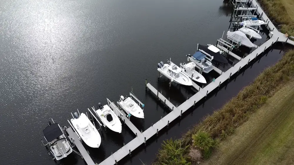 Dock and lift calls along the water